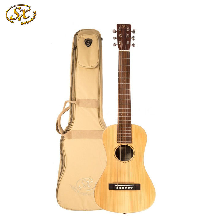 SX%20TG1E%20Travel%20Semi-Acoustic%20Guitar%20with%20%20Gig%20Bag%20-%20Natural%20-%20Image%202