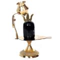 All In One Shivalinga with Plate | Statue | Worship Abhishek Patra with Trishul and Nag Decorative Showpiece for Office Puja Room Religious God Idol Shiva Lingam - Smart Gallery. 
