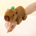 Capybara Plush Doll Clap Circle Toys Slap Snap Wrap Wristband Bracelet Fluffty Capybara Hand Ring Fun Circles Kids Gift Creek. 
