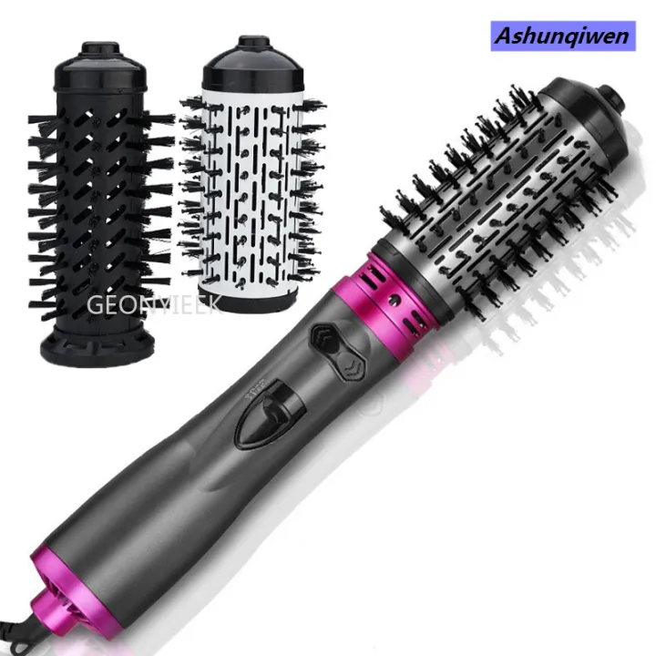 Ashunqiwen%202-in-1%20360%20Rotating%20AirFlow%20Hot%20Air%20Brush%20Hair%20Straightener%20Curler%20Iron%20Volumizer%20Blowers%20Electric%20Hair%20Dryer%20Comb%20-%20Image%203