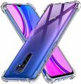 Clear case for Redmi 9/9 Prime, Poco M2  - Transparent Soft Shockproof Crystal TPU Back Cover with Edges. 