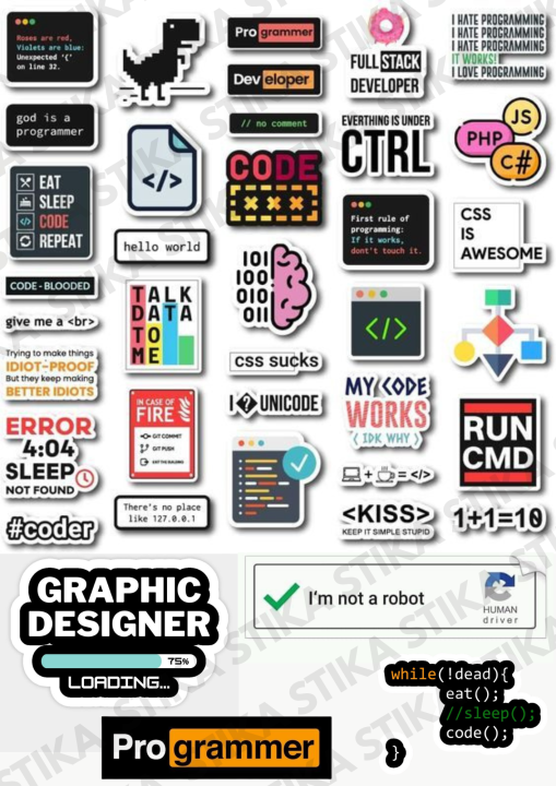 Developer%20Sticker%20Pack%20%E2%80%93%20Programming,%20Coding%20&%20Tech%20Vinyl%20Stickers%20for%20Laptop,%20PC,%20Desk%20&%20Workspace%20-%20Image%202