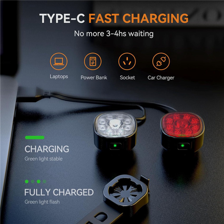 JINMY%202X%20Bike%20Lights%20%5B4+6%20Modes%5D,%20USB%20Rechargeable%20Bike%20Lights%20Front%20&%20Back,%20IP65%20Waterproof%20Bicycle%20Lights%20for%20Road%20Mountain%20-%20Image%206