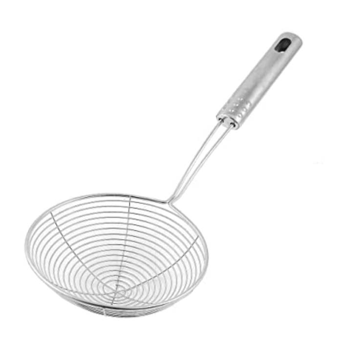 Stainless Steel Deep Fry Strainer, Mesh Strainer, Jhara, Puri Strainer
