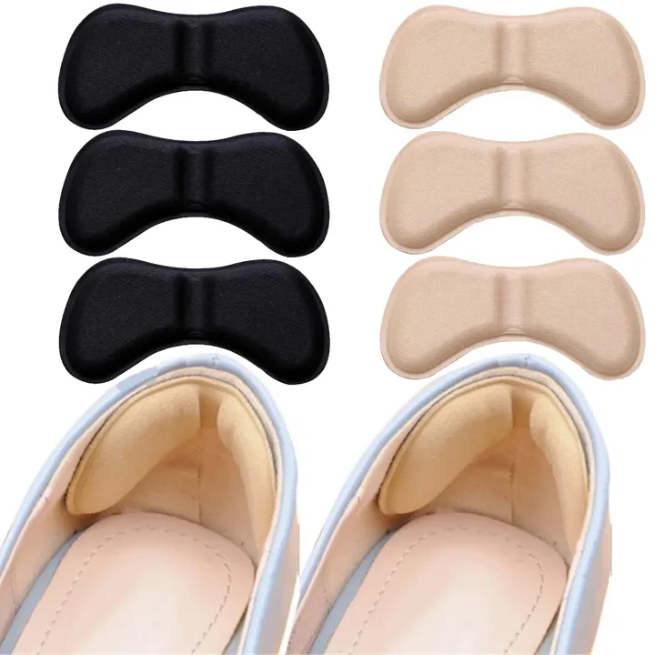 Heel Insoles Adhesive Sponge Cushion Pads for Shoes, Anti-Wear and Slip Prevention, Butterfly Design, Unisex, 1 Pair