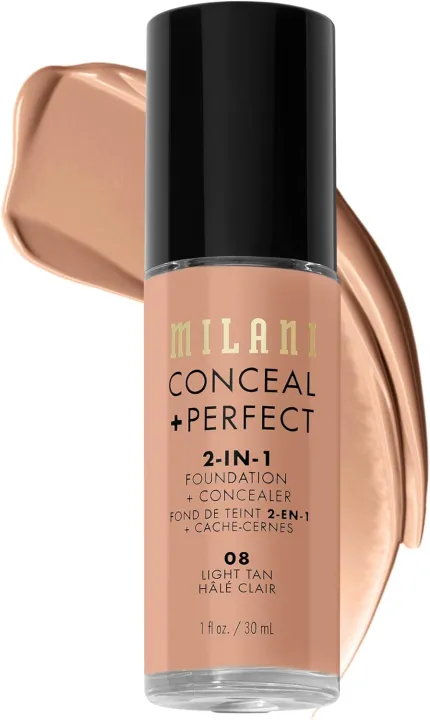 Milani%20Conceal%20+%20Perfect%202-In-1%20Foundation%20-%2008%20Light%20Tan%2030ml%20%20by%20Genuine%20Collection%20-%20Image%203