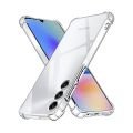 Samsung A14 A15 A24 A25 A34 A54 A05s M14 (All Different Size) Shockproof Clear Transparent Soft Cover Case. 