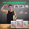 Jiri Nutrition Zero Sugar Plant Protein 500g - Strawberry. 