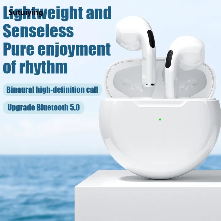 Sutuiying%20Air%20Pro%206%20TWS%20Fone%20Bluetooth%20Earphones%20Wireless%20Headphones%20with%20Luxury%20Mic%20Touch%20Control%20Wireless%20Bluetooth%20Headset%20Pro%206%20Earbuds%20-%20Image%202