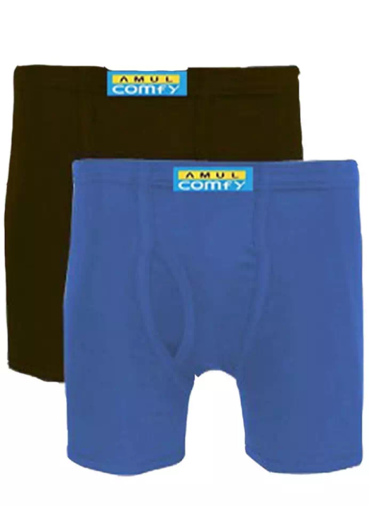Amul Comfy Men'S Trunk/Underwear Brief Pack Of 2