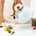 LKPCIGCXM Tea Kettle, 2.5L Stainless Steel Whistling Tea Pots for Stove Top, with Handle Loud Whistle and Anti-Rust Quick Boiling. 