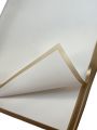 Flower bouquet wrapping paper ,Waterproof Plain Golden Border Gift Wrapping Paper Sheet |Korean Bouquet Wrapping| Sheets, Arts & Crafts And Diy Gifts( 20 Sheet) , Pack Of 1. 