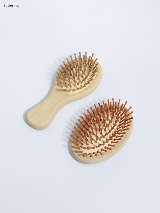 Sutuiying%202pcs%20portable%20bamboo%20and%20wood%20brush%20massage%20comb%20anti-static%20Luxury%20scalp%20comb%20safety%20airbag%20hair%20styling%20comb%20-%20Image%206