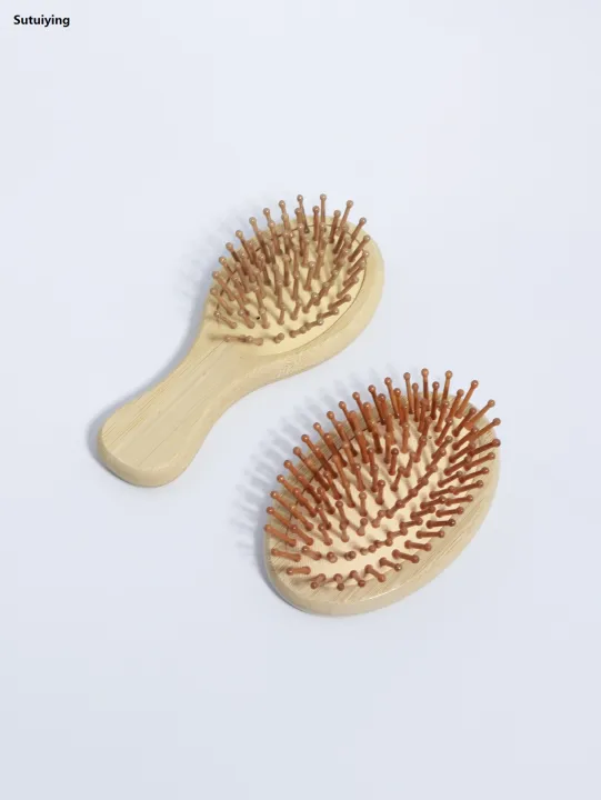 Sutuiying%202pcs%20portable%20bamboo%20and%20wood%20brush%20massage%20comb%20anti-static%20Luxury%20scalp%20comb%20safety%20airbag%20hair%20styling%20comb%20-%20Image%206