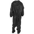 Motorcycle Conjoined Raincoat/Overalls Men and Women L Black. 