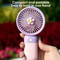 Portable Cartoon Fruit-shaped Handheld Small Fan Student Desktop Phone Holder Small Fan / Cute Korean Design Mini Portable Fan with Lithium Rechargeable Battery. 
