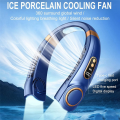 NAMUNY Portable Neck Fan, Rechargeable PeRsonal Hand-Free Fan,Adjustable Bladeless Fan for Working, Traveling,Office White. 