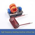 Mini ZVS Heating Machine 120W High Frequency Induction Heating Board Module Driver Heater. 