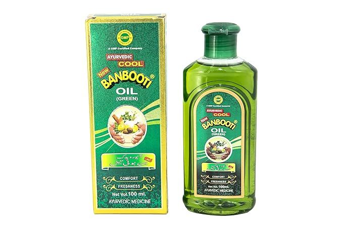 Banbooti Ayurvedic Cool oil For Relieves Headache, Fatigue, Sleeplessness and Tension (200ml)