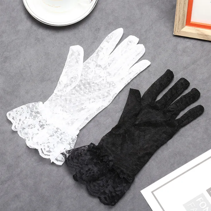 Summer%20Wedding%20Full%20Finger%20Lace%20Bow%20Driving%20Black%20White%20Bridal%20Gloves%20Mesh%20Gloves%20Lace%20Gloves%20Tulle%20Mittens%20-%20Image%207