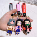 Anime Keychain Demon Slayer Kimetsu No Yaiba Cute Doll Tanjiro Nezuko Keyring Bag Pendent Key Chain Accessories Toy Gift. 