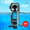 For DJI Osmo Pocket 3 PULUZ 45m Underwater Waterproof Housing Diving Case (Transparent).