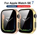 APPLE WATCH SERIES 7 CASE WITH TEMPERED GLASS SCREEN PROTECTOR - 41MM. 