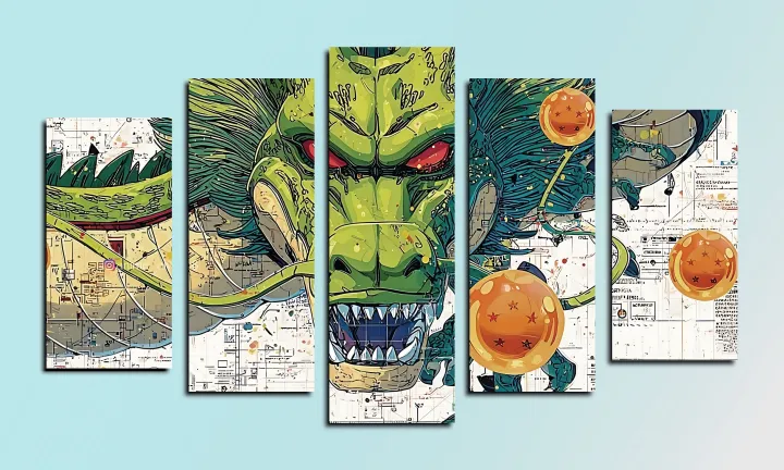 5-Piece%20Canvas%20Wall%20Art%20Set%20%E2%80%93Dragon%20Ball%20Z%20Shenron%20Eternal%20Dragon%20Print%20-%20Image%203