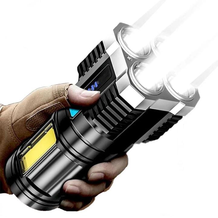 Original%20Strong%20Light%20Flashlight%20Camping%20Torch%20Rechargeable%20Multifunctional%20Portable%20Hand%20Lantern%20with%204%20Lamp%20Beads%20and%20COB%20Side%20Light%20-%20Image%202