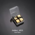 DISICHEN Reusable Stainless Steel Ice Cubes Quick-frozen Gold Metal Ice Pellets Cooling Stones Cooler for Drink Bar Tool. 