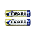 2 Pieces (1 Pairs) Maxell Alkaline Long Discharge Life AA Sized 1.5v Battery for Camera, Camera Mic, Wall Clock, Toy, Wireless Mouse, Remote Control. 