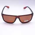 Brown Matlrxs Polarized Unisex Sunglasses. 