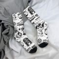 Cool Helldivers Full Sports Socks Polyester Crew Socks for Women Men. 