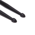 NAMUNY 4 Pair of 5A Drumsticks Nylon Stick for Drum Set Professional Black. 