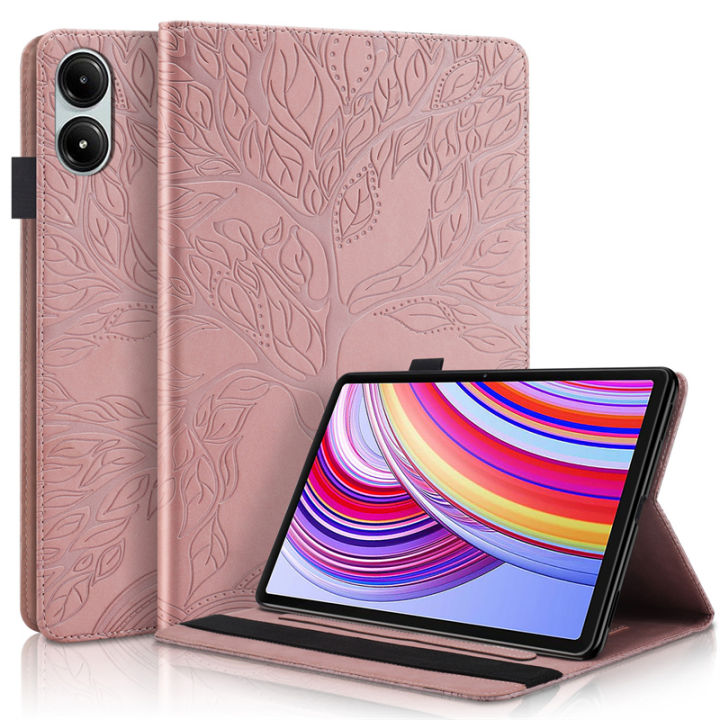 Zhitian%20Luxury%20Funda%20for%20Redmi%20Pad%20Pro%20Case%2012.1%20inch%202024%20Tree%20Embossed%20Stand%20Back%20Shell%20for%20Xiaomi%20Poco%20Pad%2012%201%20Case%20Cover%20Tablet%20Case%20-%20Image%202