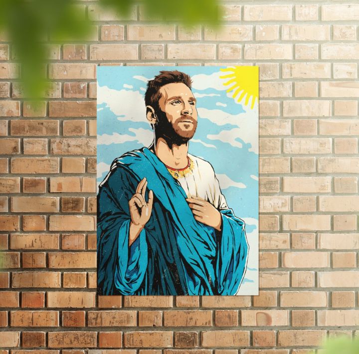 Lionel%20Messi%20GOAT%20Wall%20Poster%20%7CExclusive%20Release%20%7C%20Wall%20Posters%20to%20Decor%20your%20Room%20%7C%20A4%20Size%20%7C%20Wall%20Posters%20Collection%20%7C%20-%20Image%202