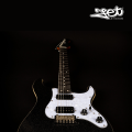 Jet Guitars JS 500 BLS Roasted Maple Sparkle Black w/ Gigbag. 