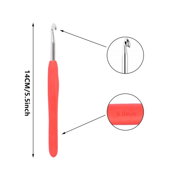 58Pcs%20Crochet%20Set%20Soft%20Crochet%20Hook%20Yarn%20Knitting%20Needle%20with%20Storage%20Bag%20Knitting%20Craft%20Case%20Sewing%20Tool%20Aaccessories%20-%20Image%207