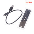 M.2 NVME Enclosure Supports PCIe /NGFF SATA /Dual Protocol SSD USB Type C 10Gbps M2 SSD Clear External Enclosure Hard Disk Box Guka. 