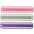 10pcs Durable 11.8*2.36Inch Embroidery Floss Organizer Plastic Multicolor Cross Stitch Thread Holder Storage Tool Thread winding and organize. 