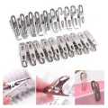 Stainless Steel Cloth Clips 20 Pcs Set. 