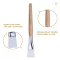 Face Mask Applicator Brush With Wooden Handle. 