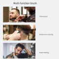 Difutagui Beard Brush Shaving Wooden Long Handle Bristle Hair Sales promotion Comb Portable Men's Durable Soft Brush Men's. 