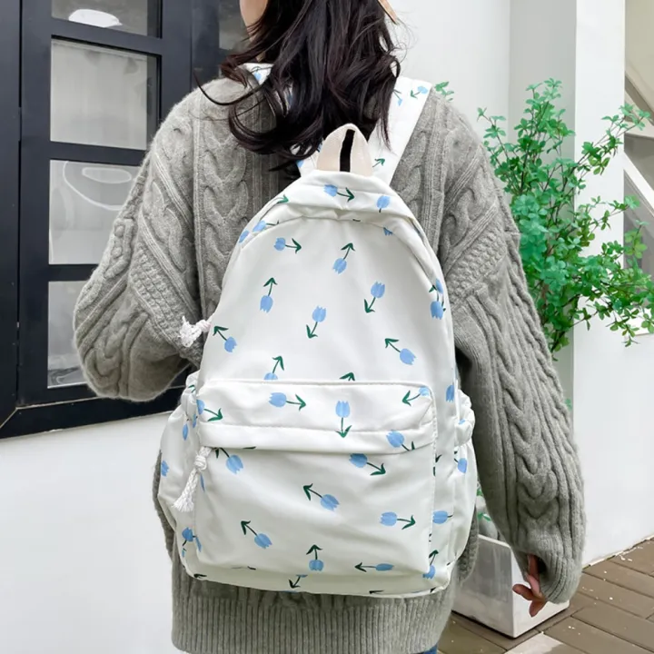Fashion%20Large%20Capacity%20Women's%20Backpack%20Floral%20Pattern%20Waterproof%20School%20Bags%20Nylon%20Book%20Bag%20Students%20-%20Image%206