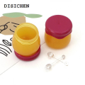DISICHEN 1pc 5ml Portable Honey Lip Gloss Empty Bottle Cute Plastic Balm Container Jar Shaped Reusable with Small Spoon Refillable Hot. 