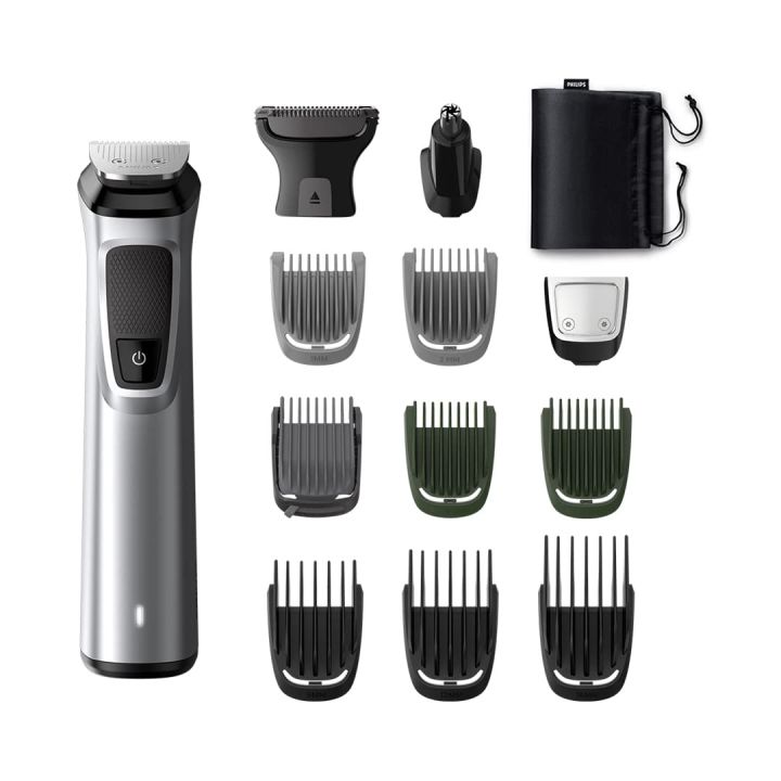 PHILIPS Multigroom Series for Men 5000 13-in-1, Face, Hair and Body Trimmer/Clipper, Gray MG5930/65