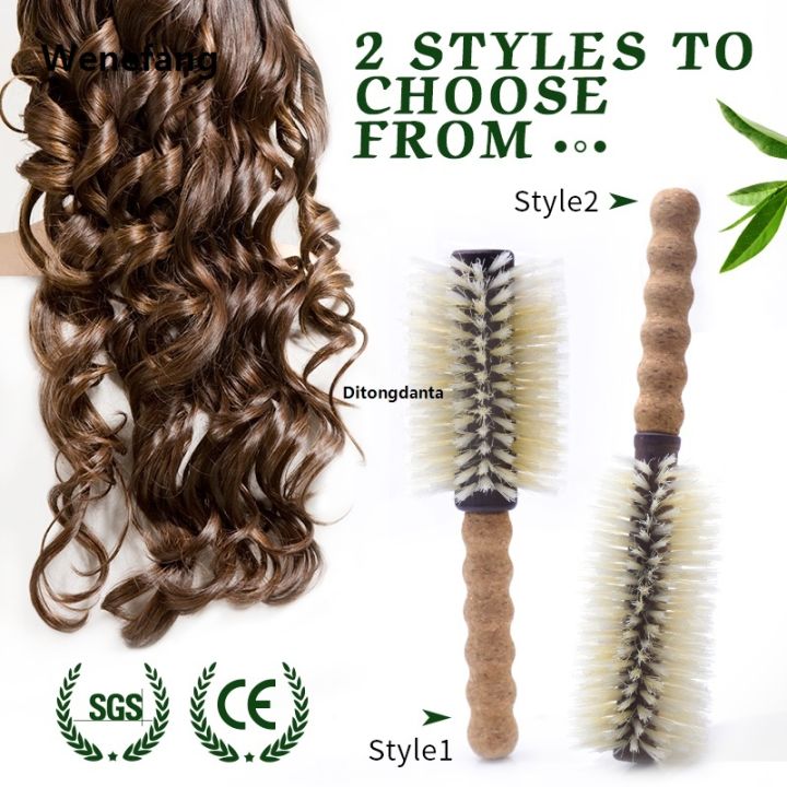 Wenefang%20Wooden%20handle%20curling%20barrel%20cork%20hair%20brush%20boar%20ladies%201PC%20bristle%20round%20handle%20styling%20comb%20anti-static%20hair%20tool%20-%20Image%203