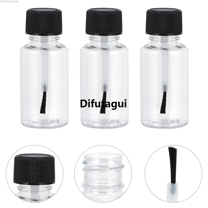 Difutagui%20Withoutyou%20Crafts%20jar%20fillable%20bottle%20nail%20polish%2030ml/20ml/15ml/5ml10ml/plastic%20touch-up%20New%20style%20Profesional%20paint%20re-leak%20proof%20storage%20liquid%20jar%20DIY%20container%20with%20brush%20lid%20-%20Image%202