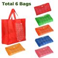 1 Piece Non Woven Fabric Reusable Foldable Shopping Bags Eco Friendly - Bags | Shopping Bags | Multicolor. 