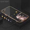 Hontinga for OPPO A83 Back Cover Luxury 6D Plating Lovely Girl Soft Silicone Phone Case. 
